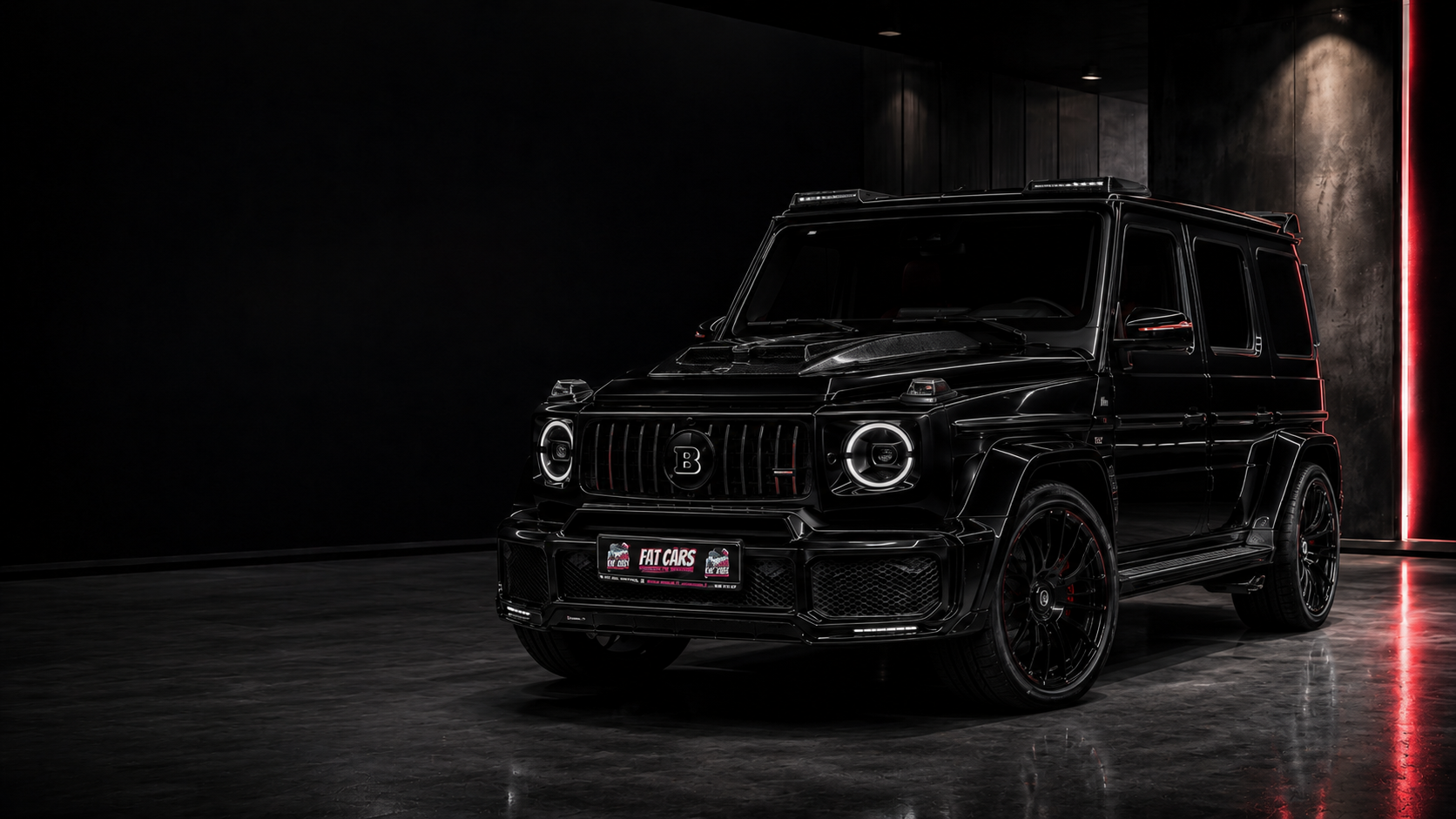 Mercedes G-Klasa Brabus po pełnej realizacji Fat Cars Detailing&Wrapping