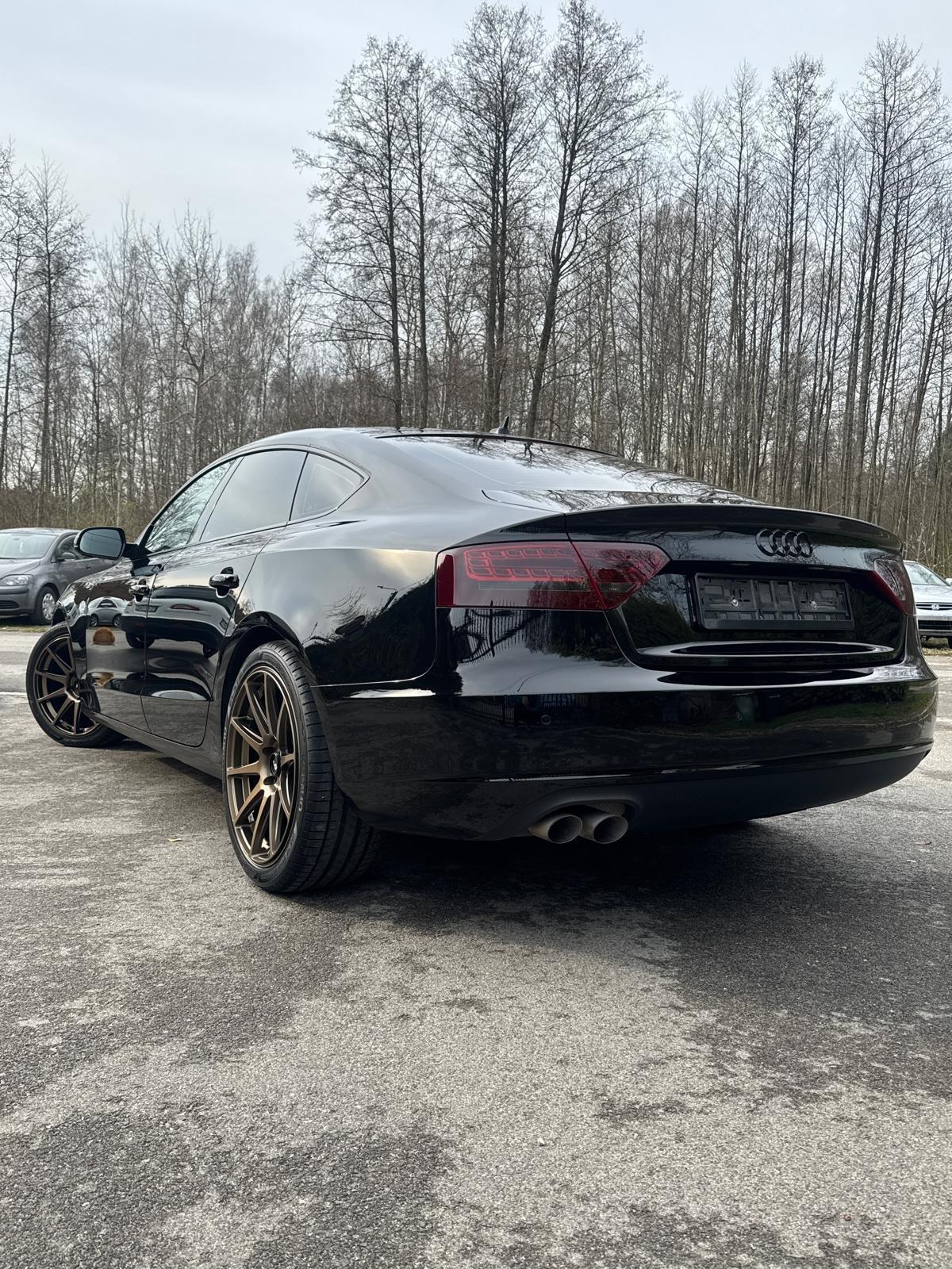 Audi po korekcie lakieru — odzyskany połysk