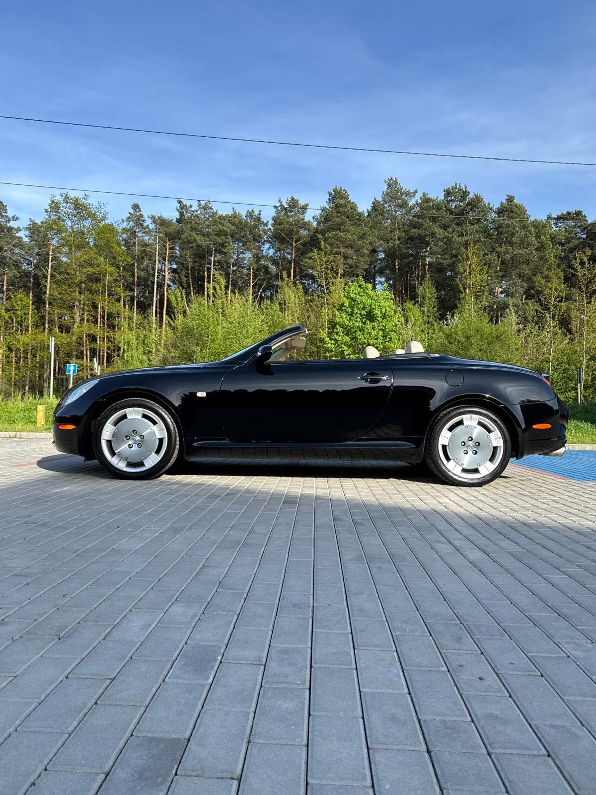 Lexus SC z lakierem zabezpieczonym powłoką ochronną