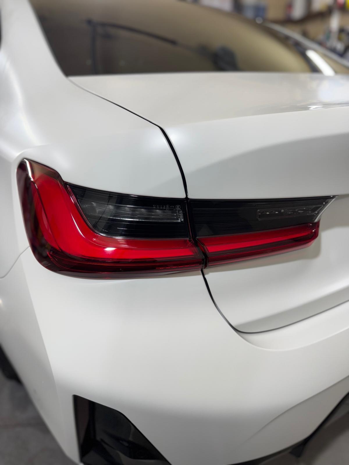 BMW zabezpieczony matową folią PPF