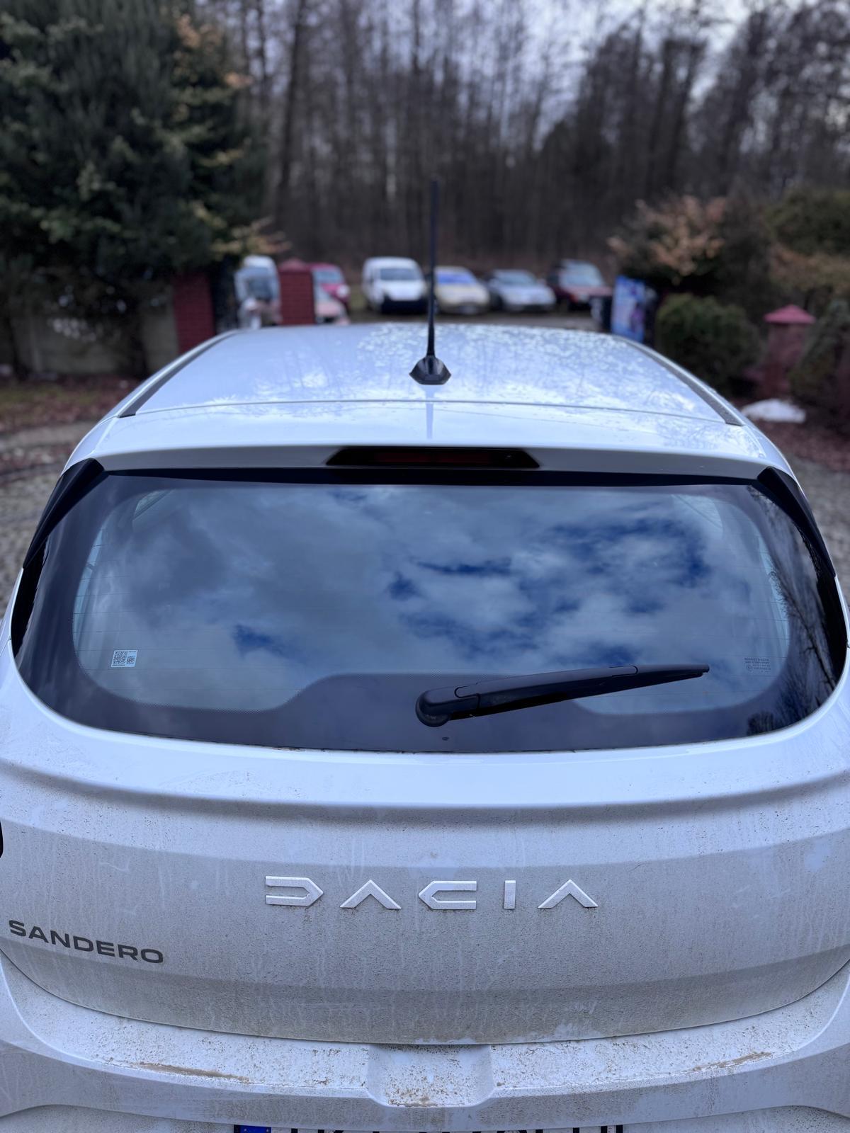 Dacia z przyciemnionymi szybami, drugie ujęcie